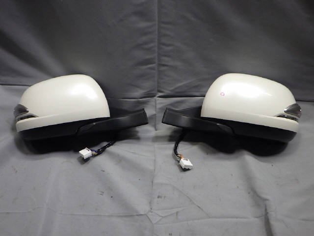 N-WGN JH2 純正オプション ドアミラーデコレーション付 左右 ドアミラー 11ピン 白パール NH875P エヌワゴン NWGN[ZNo:05000244]