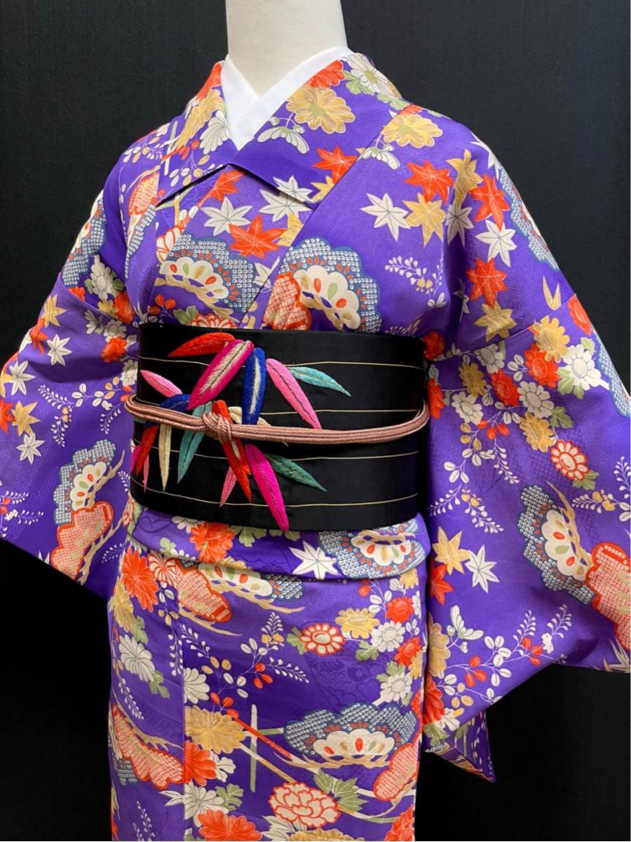 大正 ロマン 着物 紫 大正ロマン 紫の通販