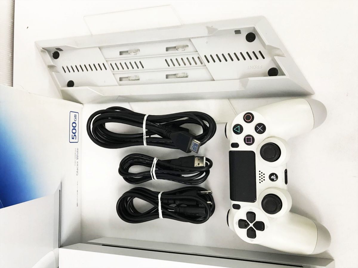 1円】PS4 本体 セット 500GB ホワイト SONY PlayStation4 CUH-1200A