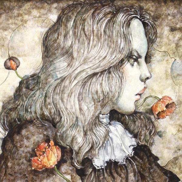Yahoo!オークション - 真作WISH石阪春生「けしの花(女の 「石阪春生
