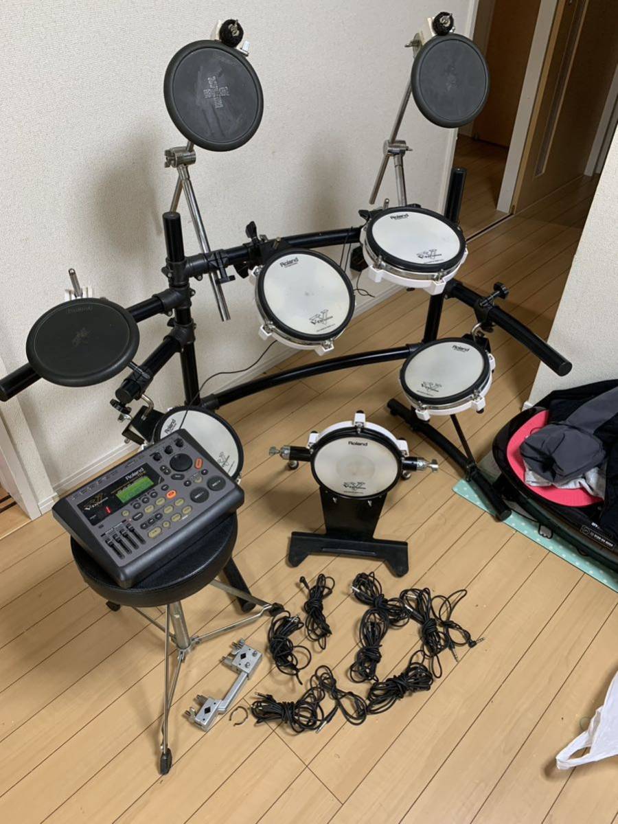 ローランド TD-8 v coustom、中古品、付属品多数