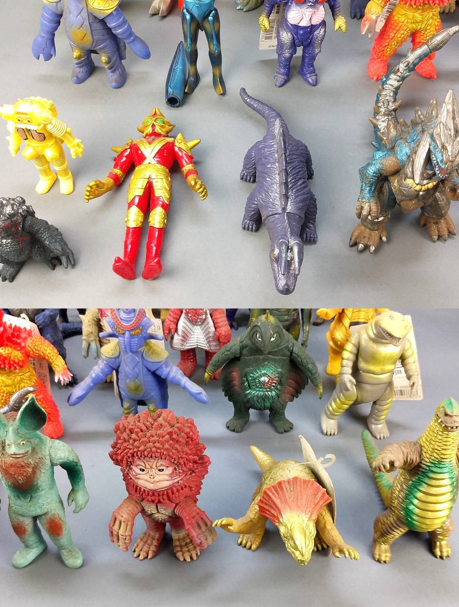 ウルトラマン　怪獣　41 点　まとめて　ソフビ DX41◇ウルトラマン◇怪獣 ソフビ 人形 まとめて 当時物 円谷プロ