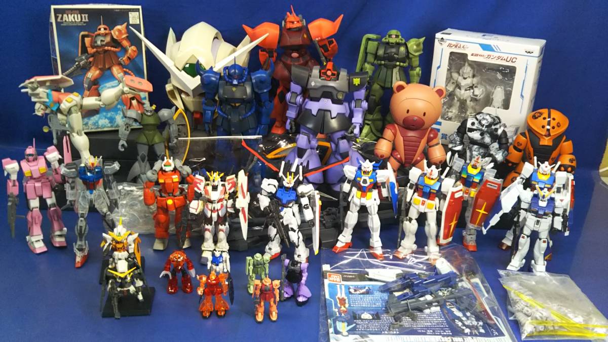  鴨cBY4 ガンダム プラモ/フィギュア まとめ売り30点セット ゲルググ/ザク/グフ/ドム/アッガイ/ズゴック/ベアッガイ/AGE/ ガンプラMG/HG(完成品)｜売買されたオークション情報、yahooの商品情報を 完成品