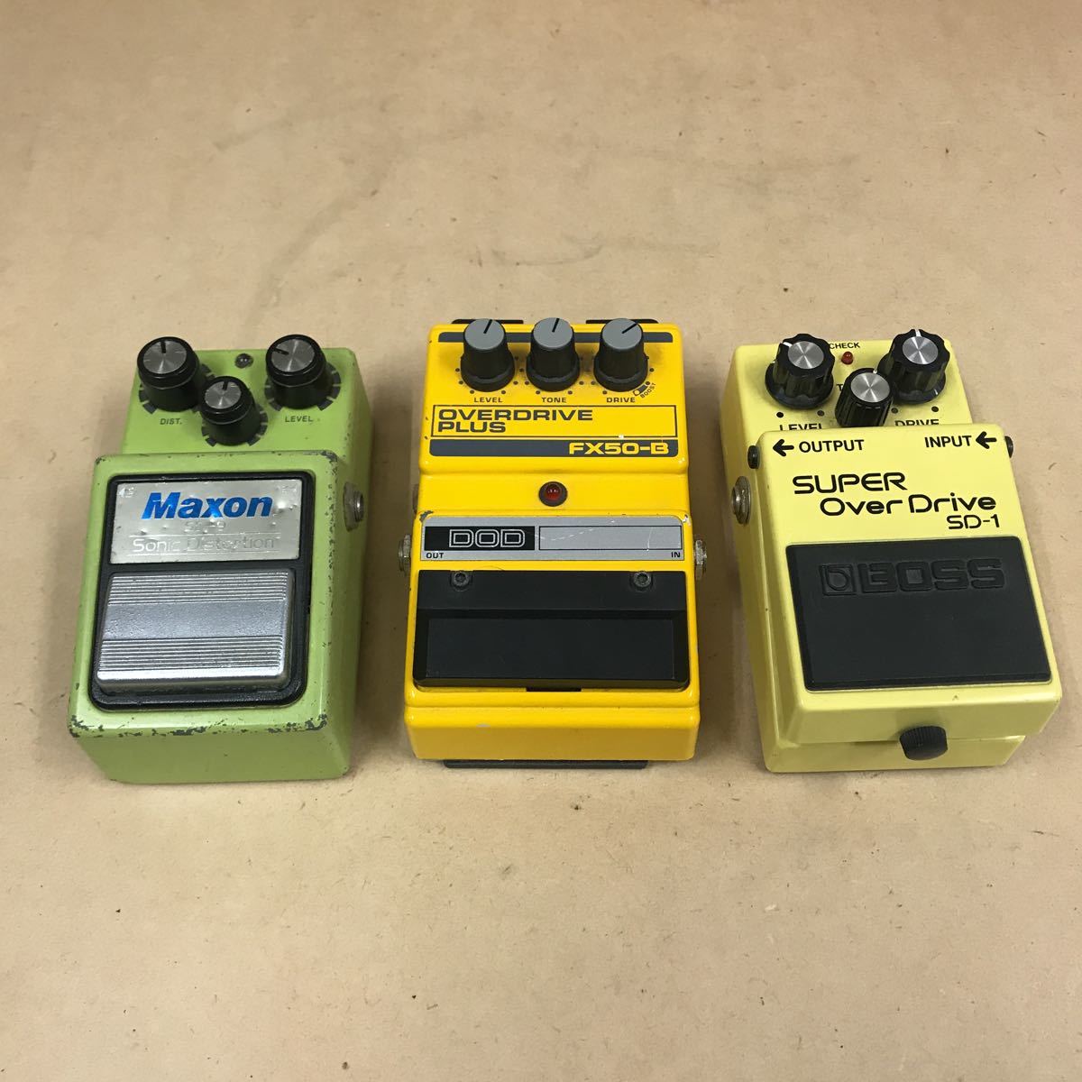 230123SK280054 難あり エフェクター 3点まとめ売り BOSS SD-1