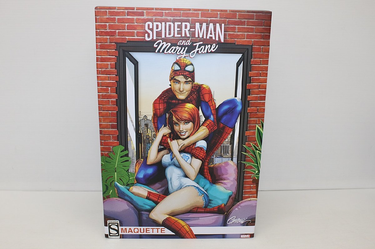  B5D-51-211-3 SIDESHOW サイドショウ MARVEL スパイダーマン & メリージェーン フィギュア 開封済(スパイダーマン)｜売買されたオークション情報、yahooの商品情報をアーカイブ公開 - オークファン スパイダーマン