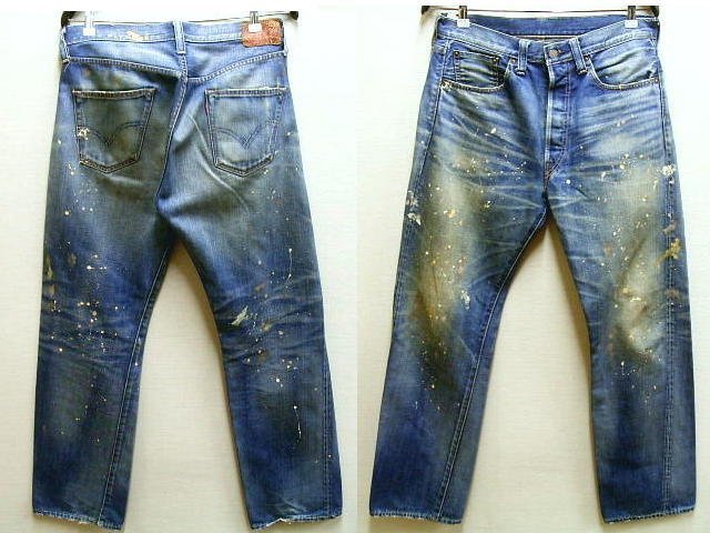◇即決[W36]LVC 47501-0058 スプラッシュドウォーンイン ペンキ加工 