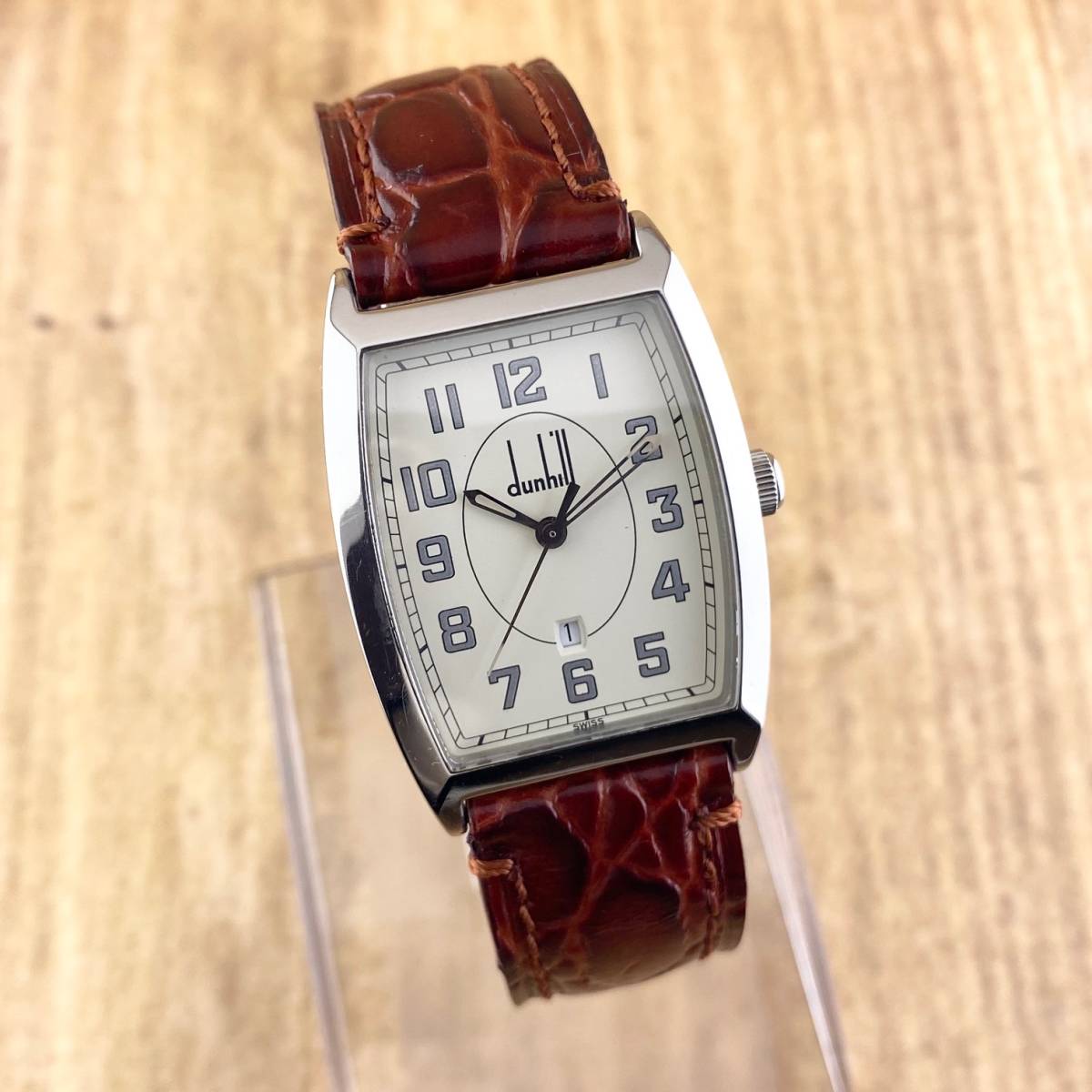 ☆dunhill ダンヒル YXQH センテナリー 腕時計 クオーツ 電池交換済