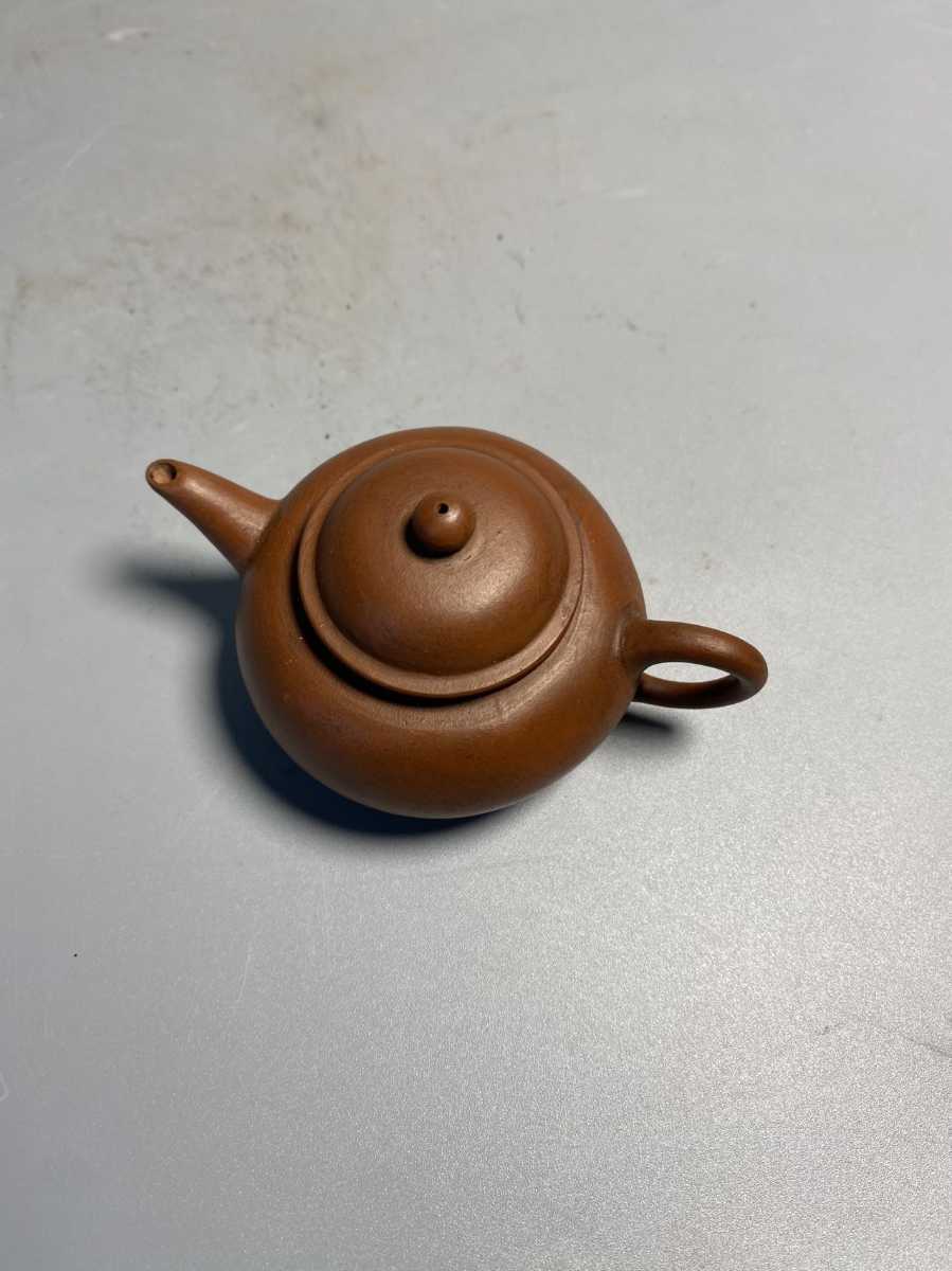 旧家蔵出 清朝期 中国宜興 水平 孟臣 陶磁器 白泥 時代唐物 朱泥 紫泥