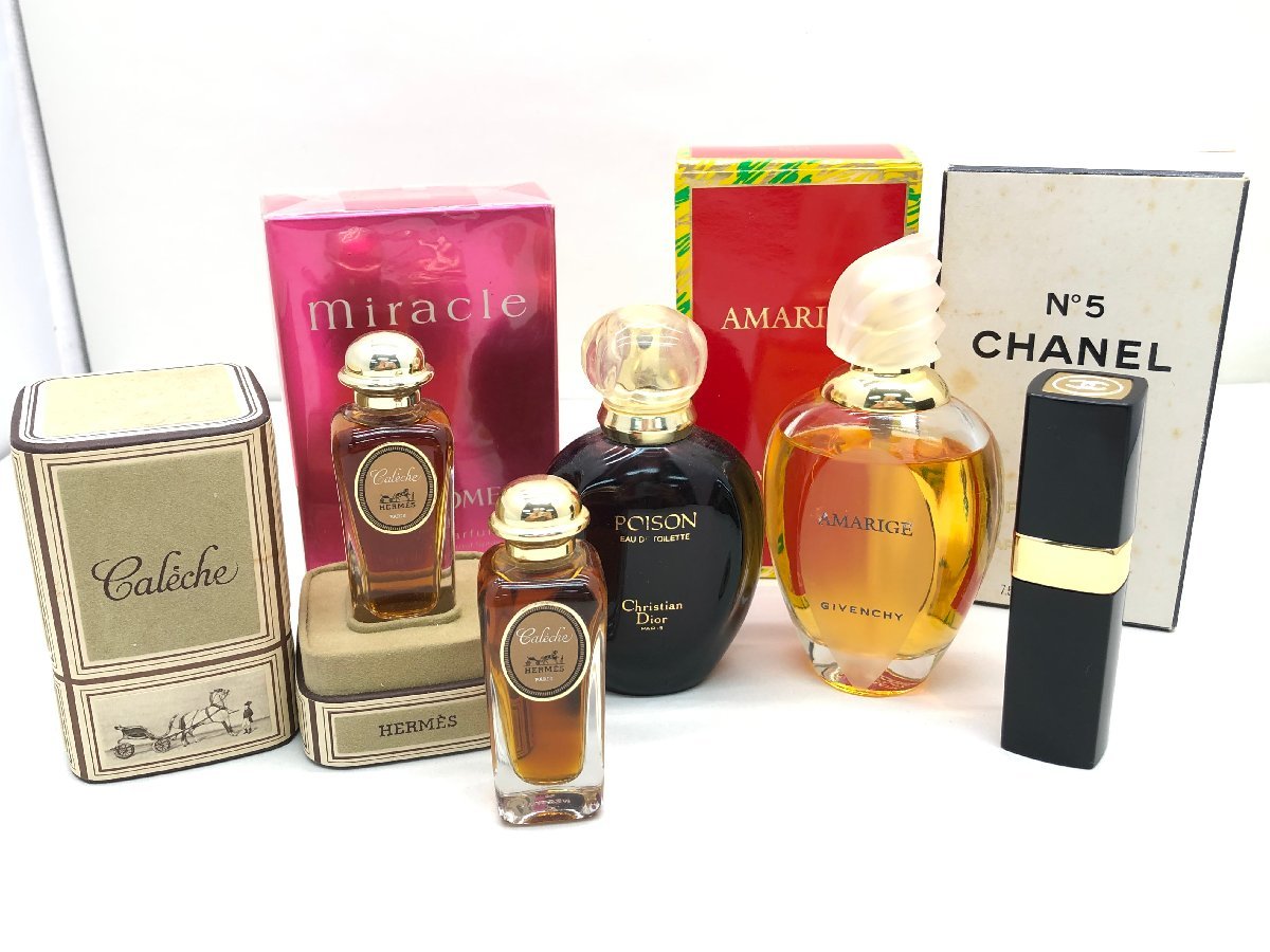 シャネル/ディオール/エルメス/ジバンシィ 他 香水 パルファム オードトワレ など まとめ 箱付き 中古【sw0105177】
