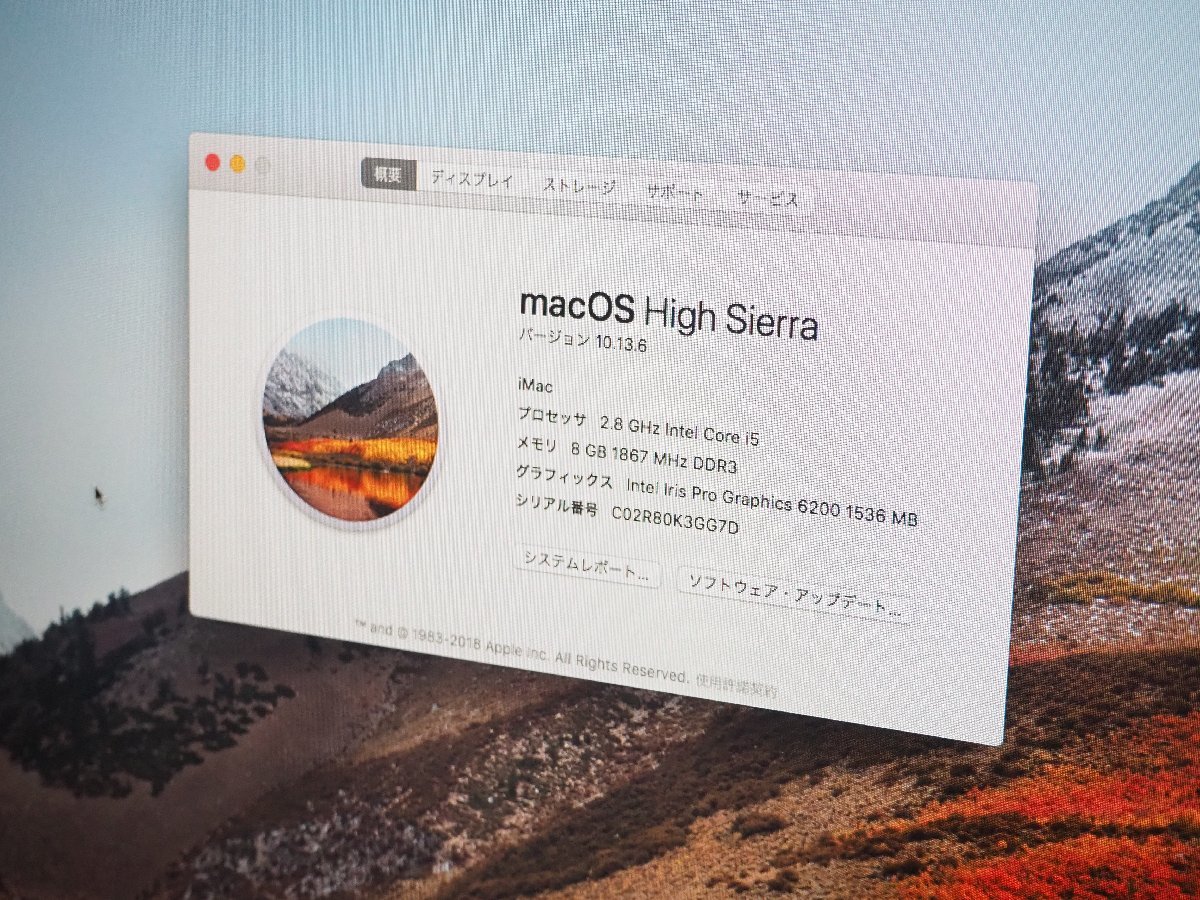Apple iMac A1418 Core i5 Intel - 1TB 0 21.5 16GB 4K 8GB 256GB Refurbished In
