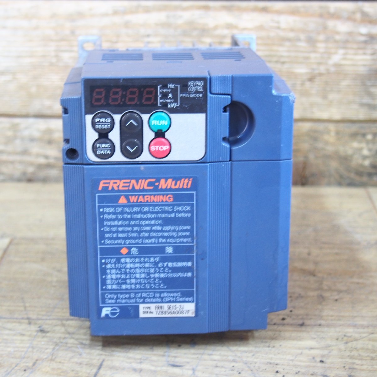 ☆【1W0124-5@】 Fuji 富士電機 インバーター FRN1.5E1S-2J ④ FRENIC