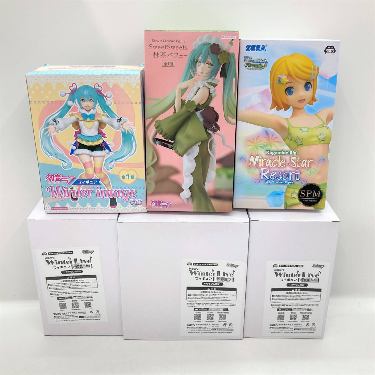 1円～】プライズ 初音ミク 鏡音リン レン フィギュアまとめ売り 