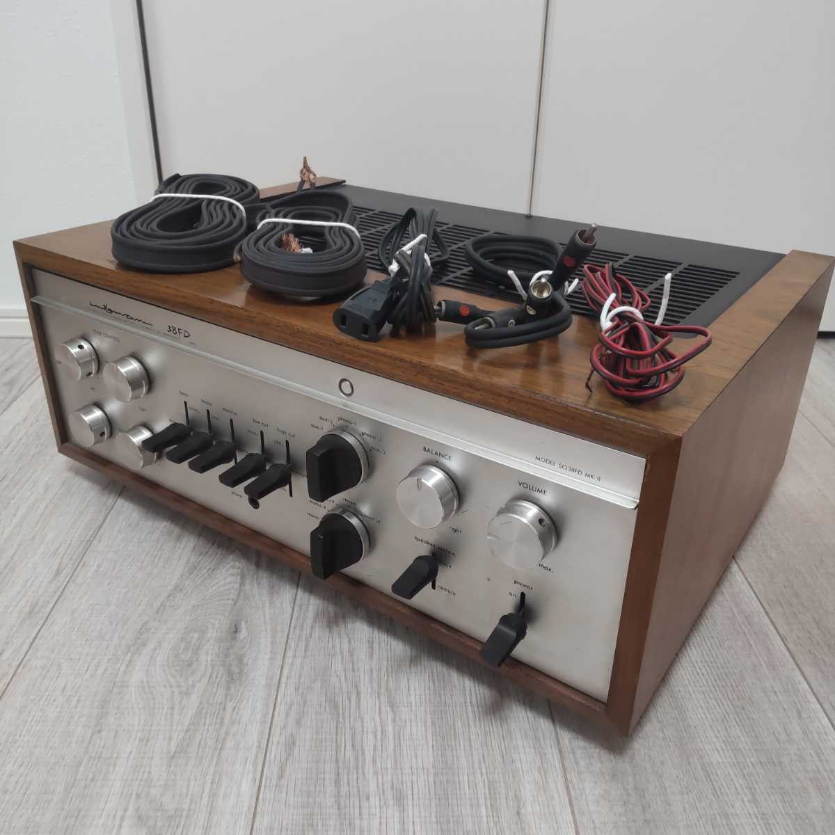 1円 LUXMAN 真空管プリメインアンプ SQ38FD ラックスマン 24J 北TO2