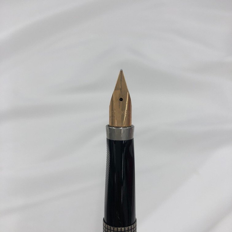 PARKER 75 万年筆 シルバー ゴールド ケース付き I Wanted to Enjoy