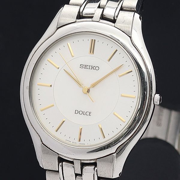 SEIKO・ドルチェ・QZ・稼働品・中古品 楽天市場】【セイコー ドルチェ】クォーツ ウォッチ 8N40-6080