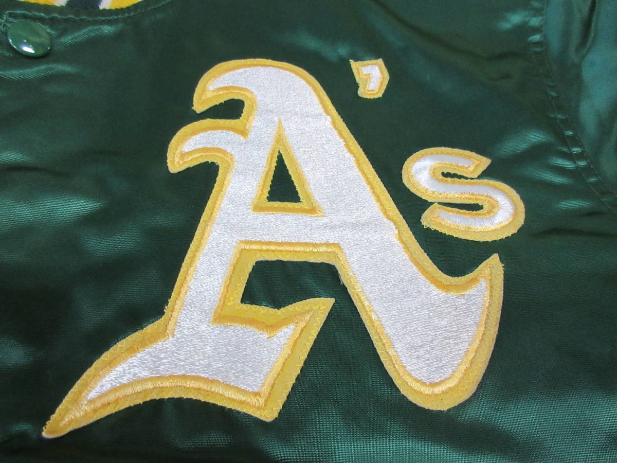 90s STARTER アスレチックス スタジャン L 33 USA製 MLB Oakland 