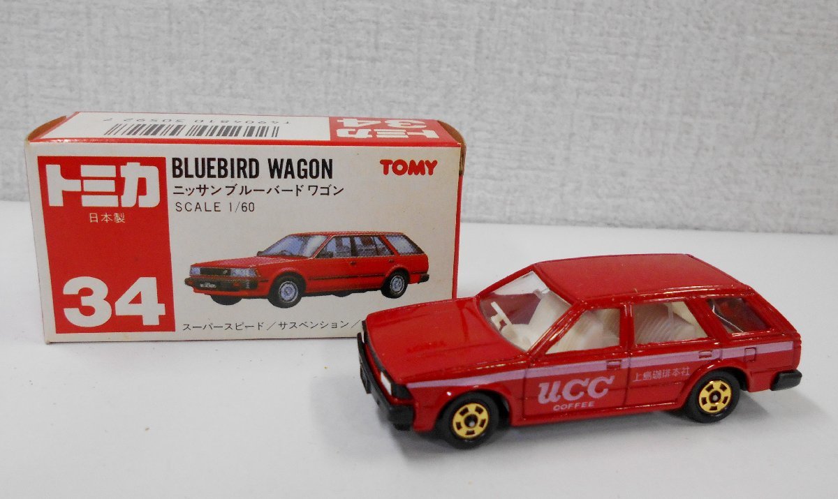 トミカ ブルーバード 日産 | ワゴン No.34 1⁄60 日本製 UCC 0 ニッサン