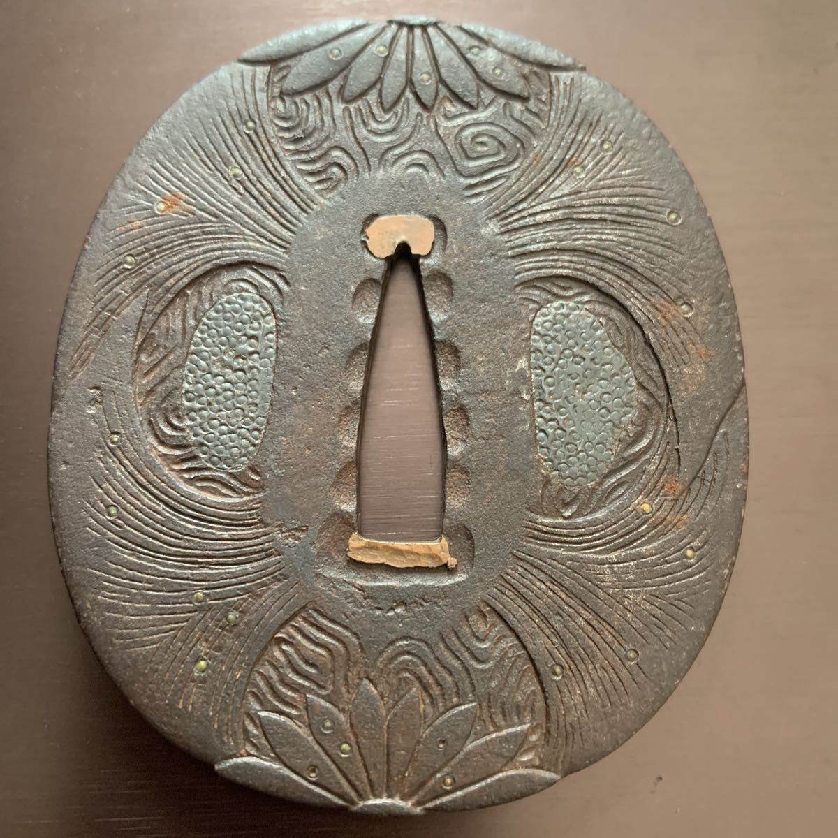 刀 刀装具 骨董品 かたな 鍔 つば 年代物 貴重 龍 ドラゴン 【公式通販】