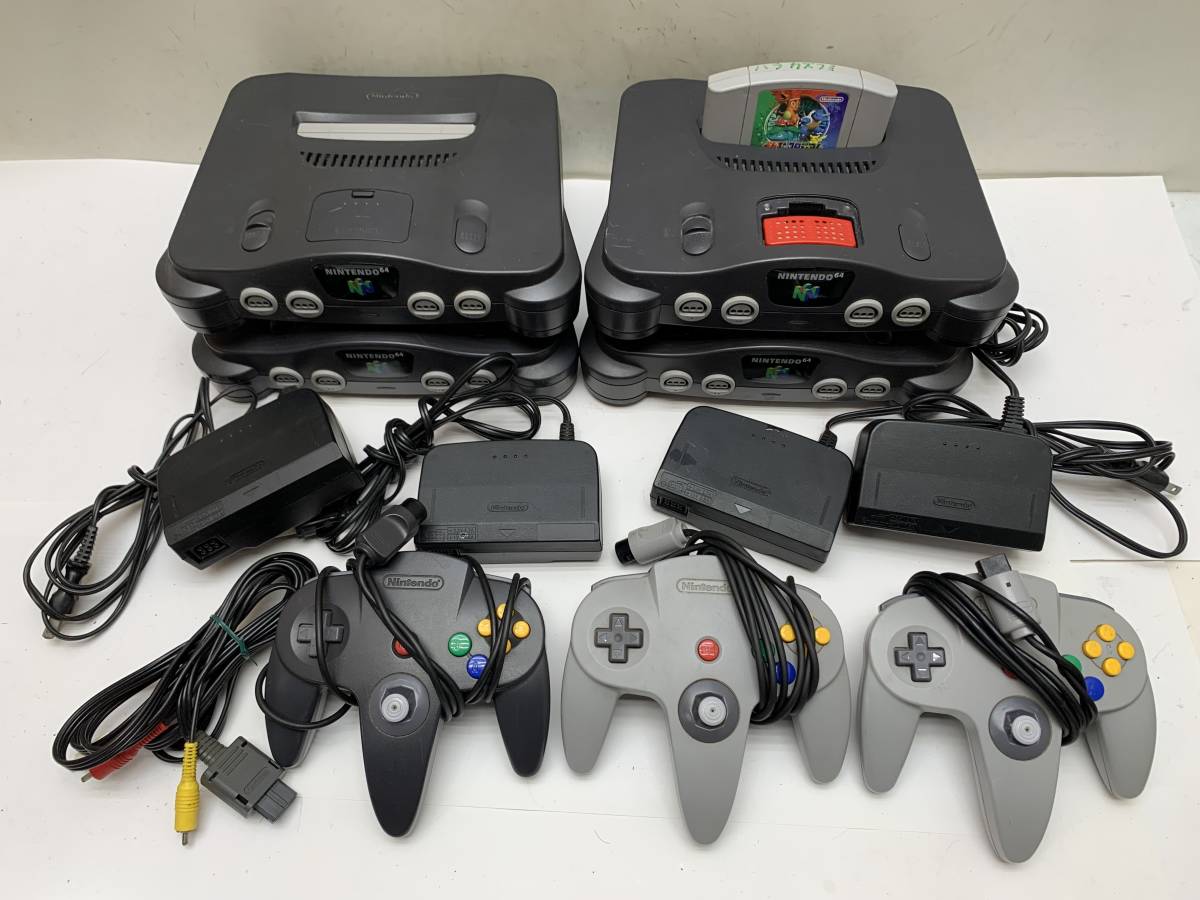 Nintendo 64 任天堂64 ロクヨン 本体 任天堂 ロクヨン64 本体＋コントローラー＋カセット 楽天市場】64 本体
