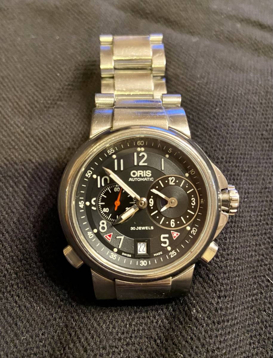 稼動品☆正規品 ORIS オリス 08 04589ワールドタイマー 自動巻き Cal