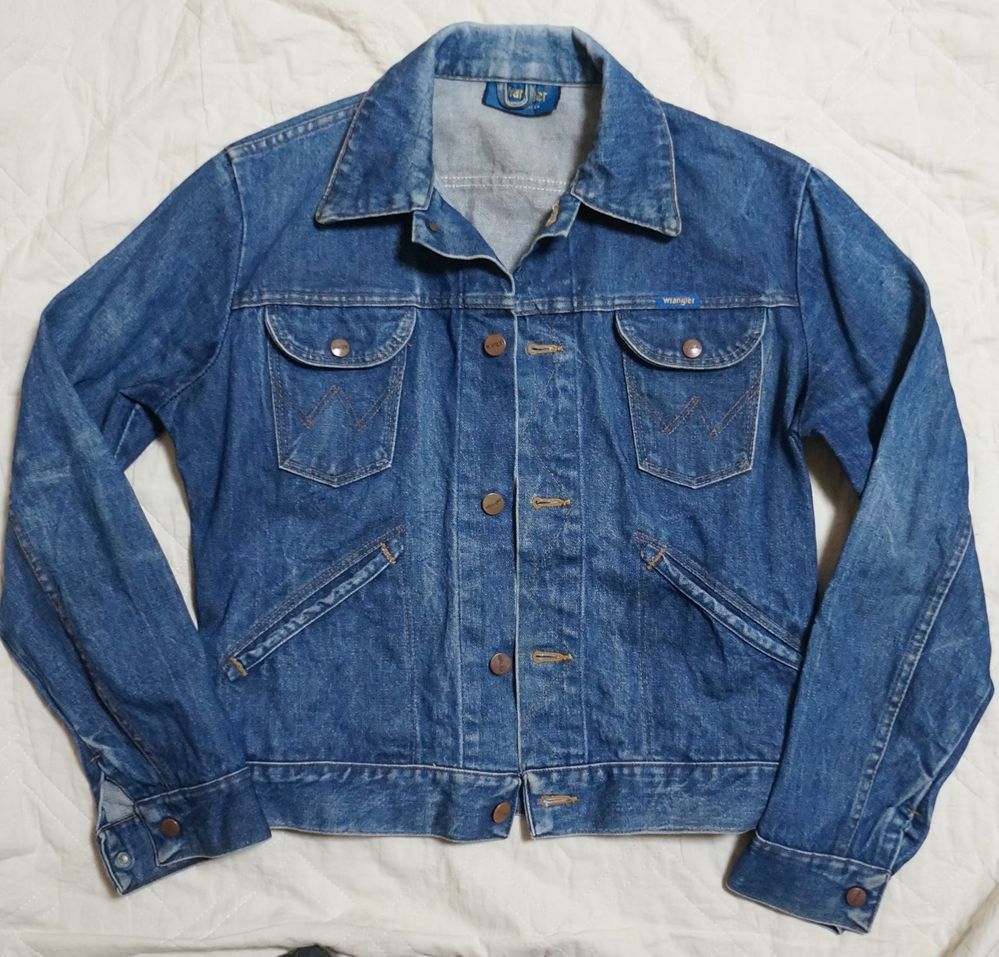 せ*品様 Wrangler デニムジャケット Wrangler デニムジャケット サイズ40 マルタ製 ラングラー W231J/1