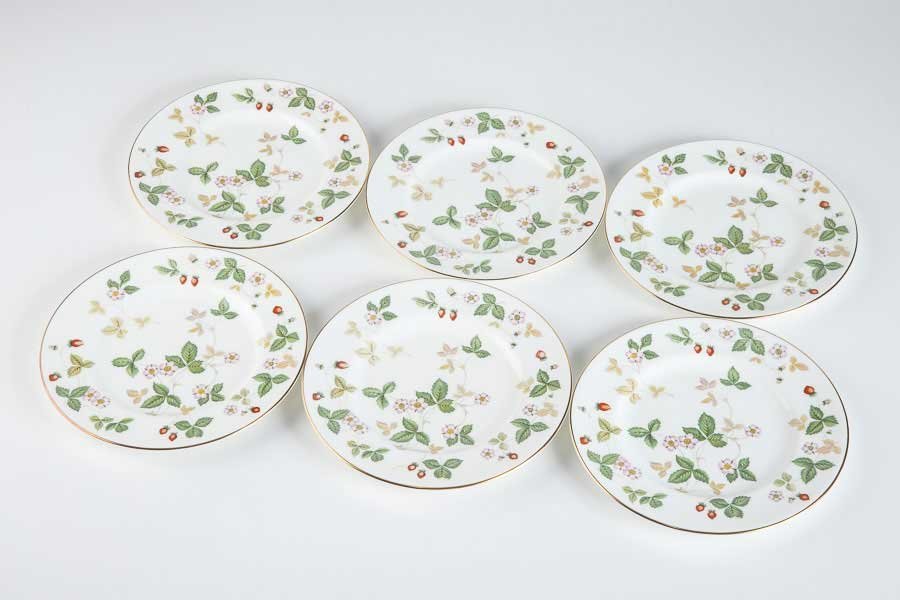 ワイルドストロベリー WEDGWOOD ウェッジウッド 【洋食器】『 WEDGWOOD ワイルドストロベリー カップ&ソーサー プレート 3種セット 14324 』 ウェッジウッド ティーカップ イギリス