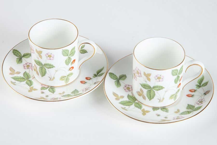 ワイルドストロベリー WEDGWOOD ウェッジウッド 【洋食器】『 WEDGWOOD ワイルドストロベリー カップ&ソーサー プレート 3種セット 14324 』 ウェッジウッド ティーカップ イギリス