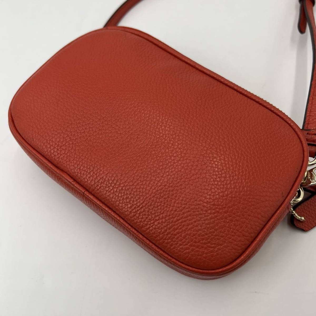 1円【極美品】COACH コーチ ショルダーバッグ クロスバック レザー 