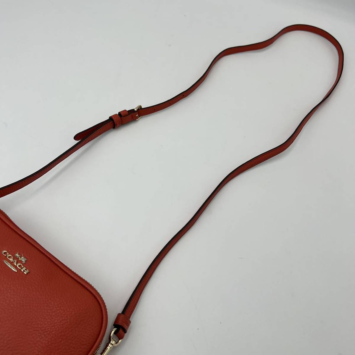 1円【極美品】COACH コーチ ショルダーバッグ クロスバック レザー 
