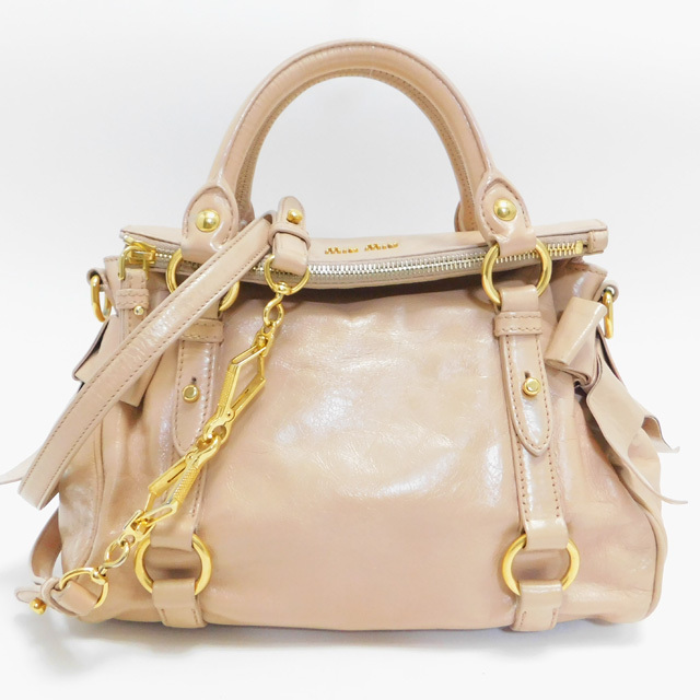 miumiuミュウミュウ ハンドバッグ ショルダーバッグ 2WAYバッグ レザー