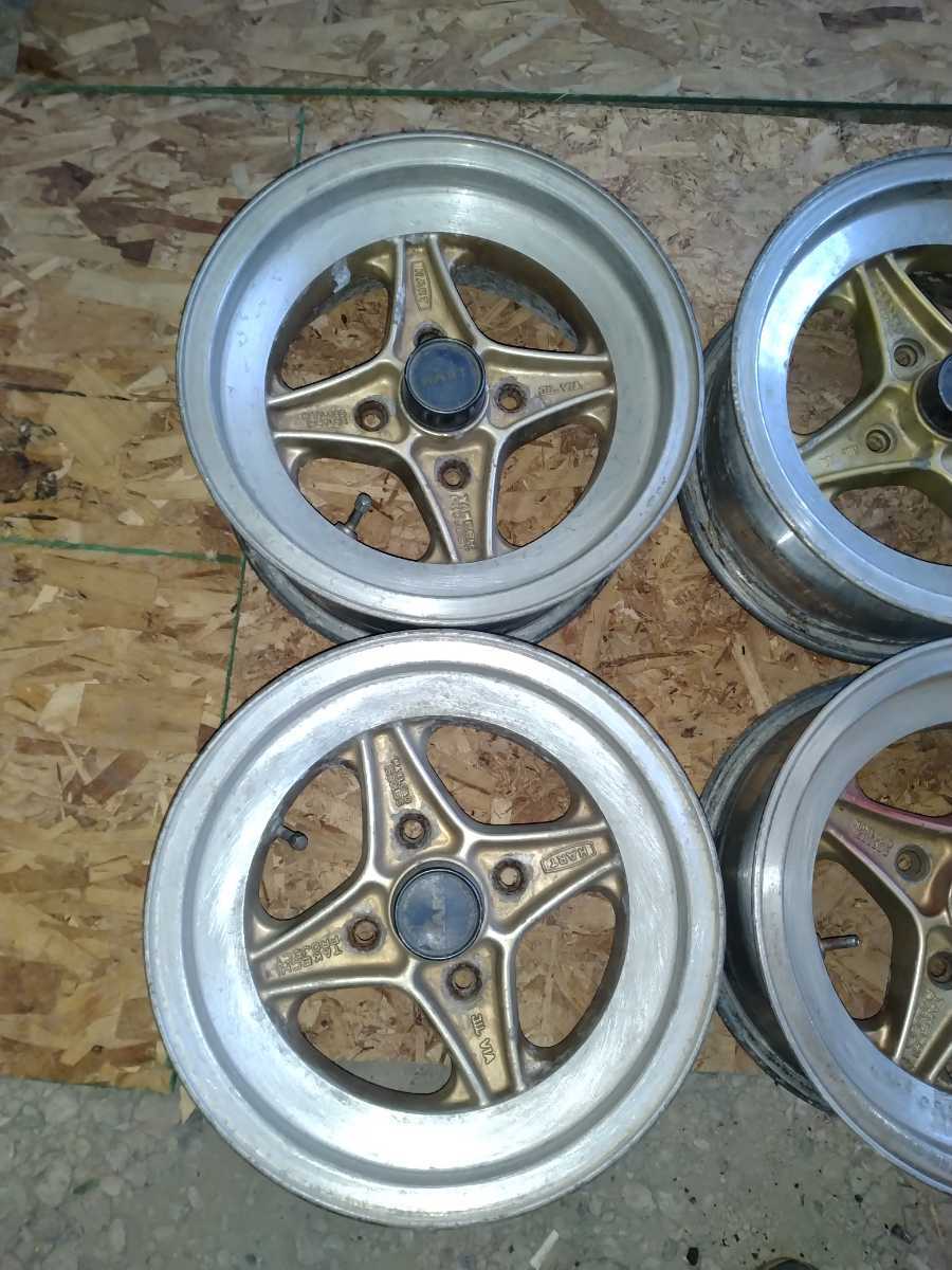 レーシング ハート 6.5j 当時物 旧車 114.3 4穴 4本セット ハヤシ 