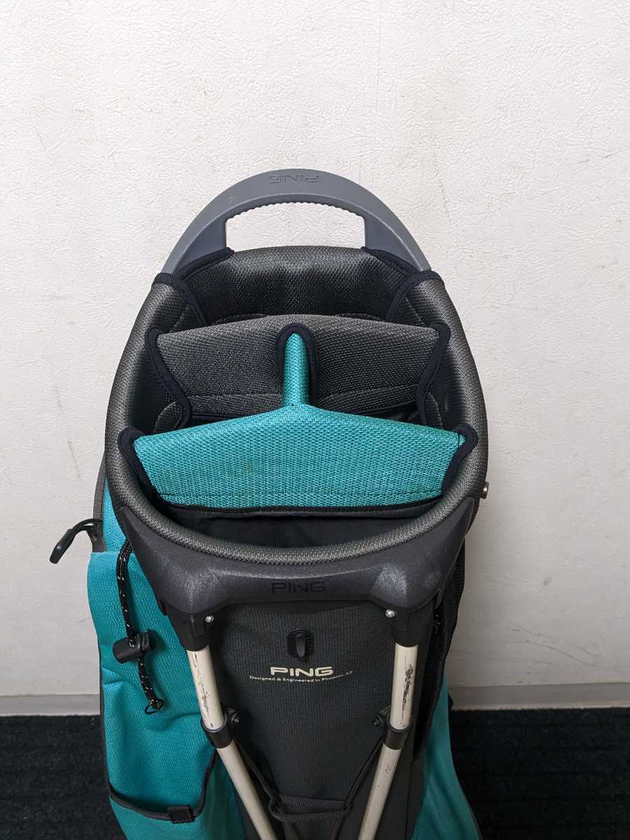 K484 PING スタンドキャディバッグ 14分割 フード無し K484 PING スタンドキャディバッグ 14分割 フード無しの通販はau