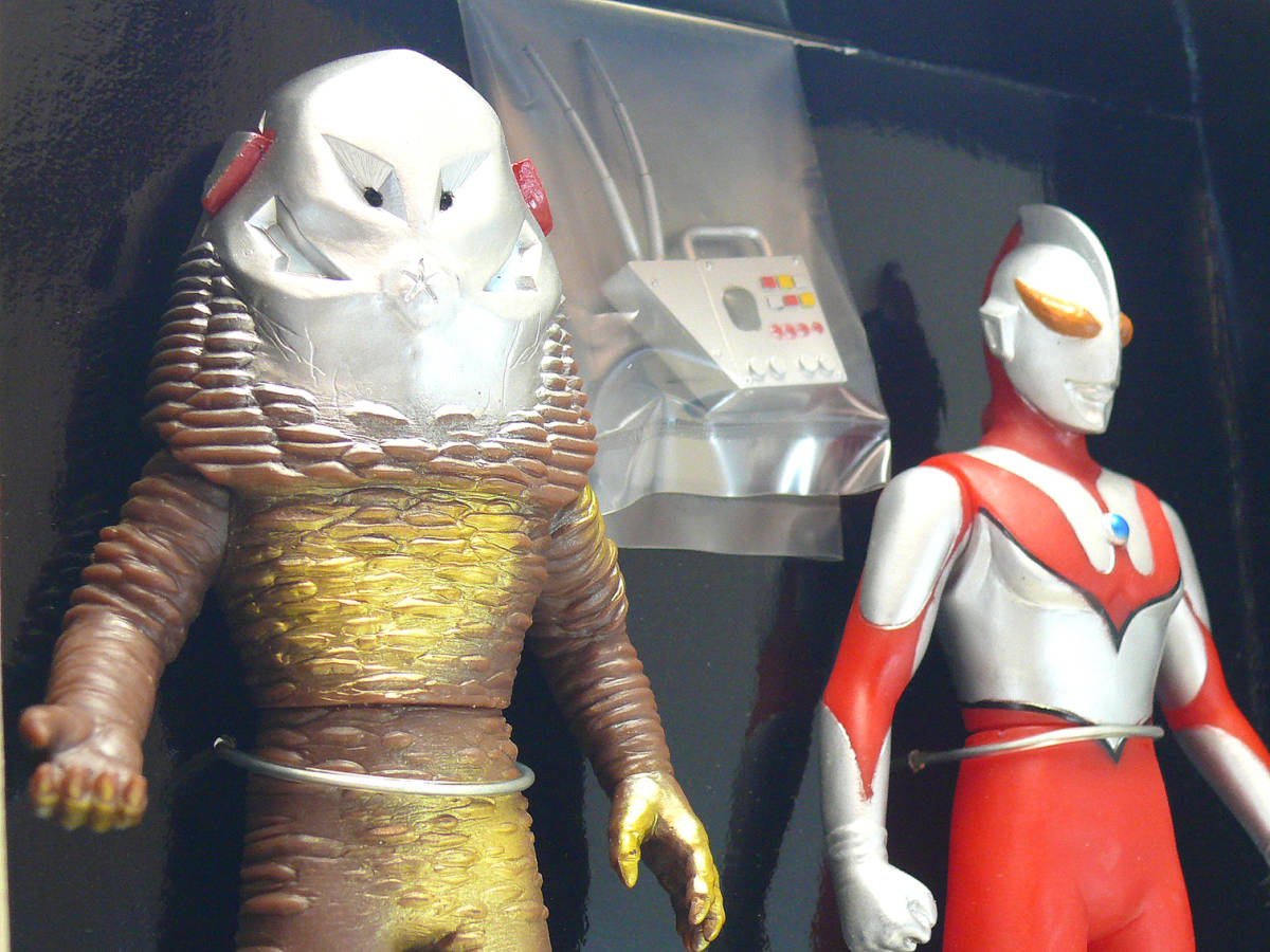 ◇ザラブ星人&ニセウルトラマン＿ ソフビ◇2000年限定品(怪獣、宇宙人