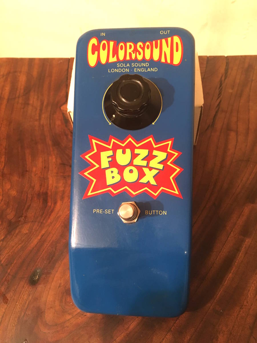 低価，大得価 完動品 SOLA SOUND社 COLORSOUND / FUZZ BOX カラーサウンド ファズ 1990年 Gary Hurst TONE-BENDER トーンベンダー(ファズ)｜売買されたオークション情報、yahooの商品情報をアーカイブ公開 - オークファン エフェクター