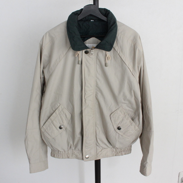 m619 80sビンテージ DUNLOP ブルゾンジャケット■1980年代製 表記Mサイズ ベージュ アメカジ ストリート アウター 古着 古着卸 激安 希少