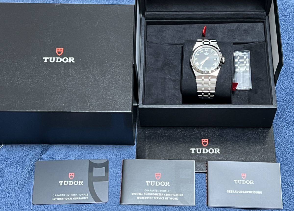 美品 Tudor Royal 28500 チューダー ロイヤル 38mm 黒 文字盤 チュードル