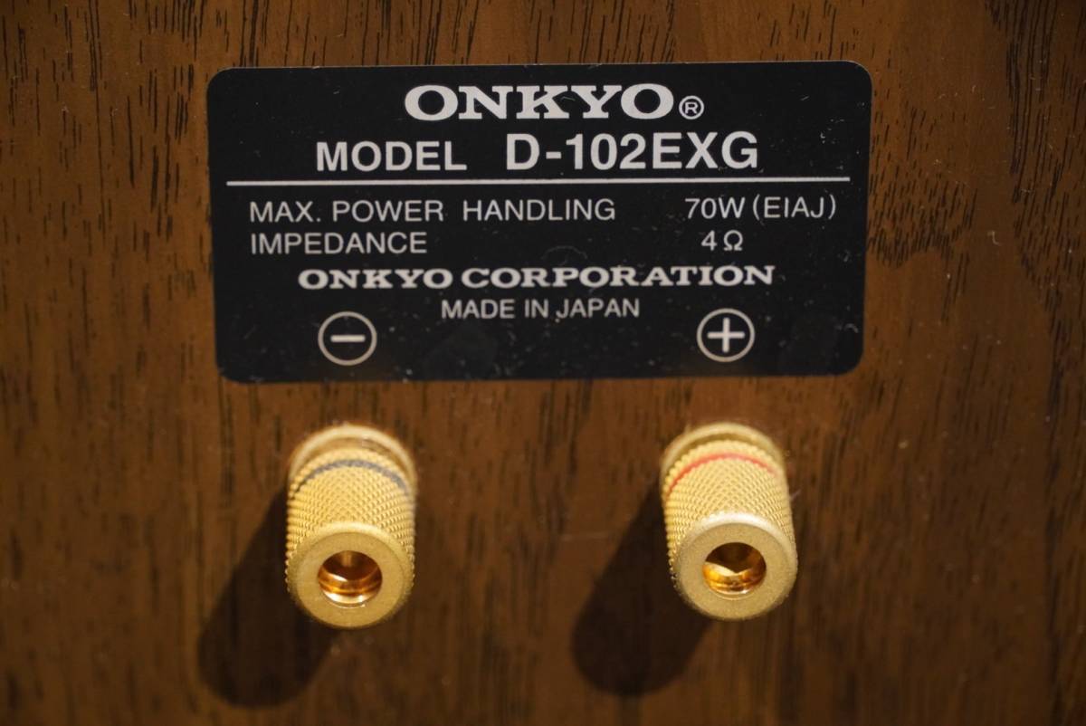 送料無料！ ONKYO D-102EXG 吸音材交換済＋6NSP-2200Meister（末端処理