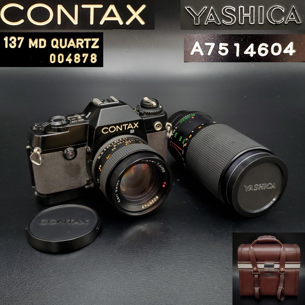 ☆美品☆ コンタックス Contax 137 MD Quartz 一眼レフ MF フィルム
