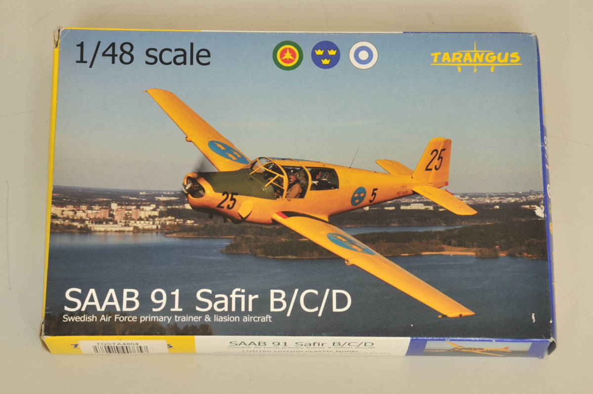 1/48《E65》【TARANGUS】タラングス SAAB 91 Safir B/C/D サーブ サフィール／未組立品