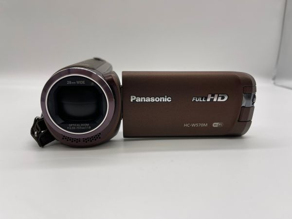 【通電動作確認済み】☆Panasonic ビデオカメラ HC-W570M☆デジタルカメラ/パナソニック/バッテリー無し/訳アリ中古/Z2354