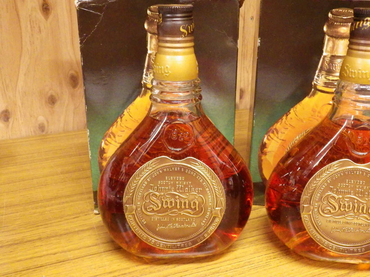 未開栓 古酒 3本 Johnnie Walker ジョニーウォーカー SWING スウィング