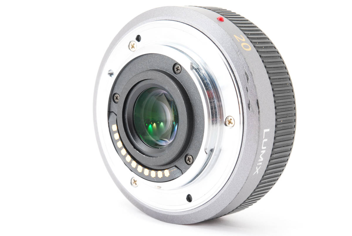 ★極上品★ パナソニック Panasonic LUMIX G 20mm F/1.7 ASPH. H-H20 パンケーキレンズ #1134468A