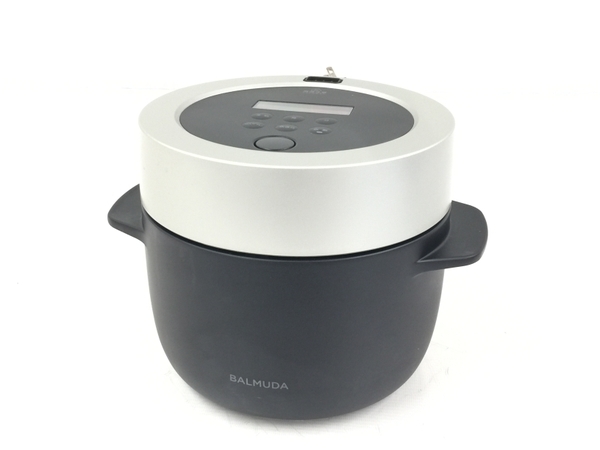 中古バルミューダ ザ ゴハン 3合炊き電気炊飯器 BALMUDA The Gohan