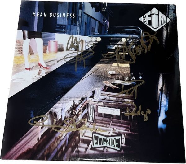 ポール・ロジャース ジミー・ペイジ トニー・フランクリン クリス・スレイド 直筆サイン入り LP レコード 送料無料