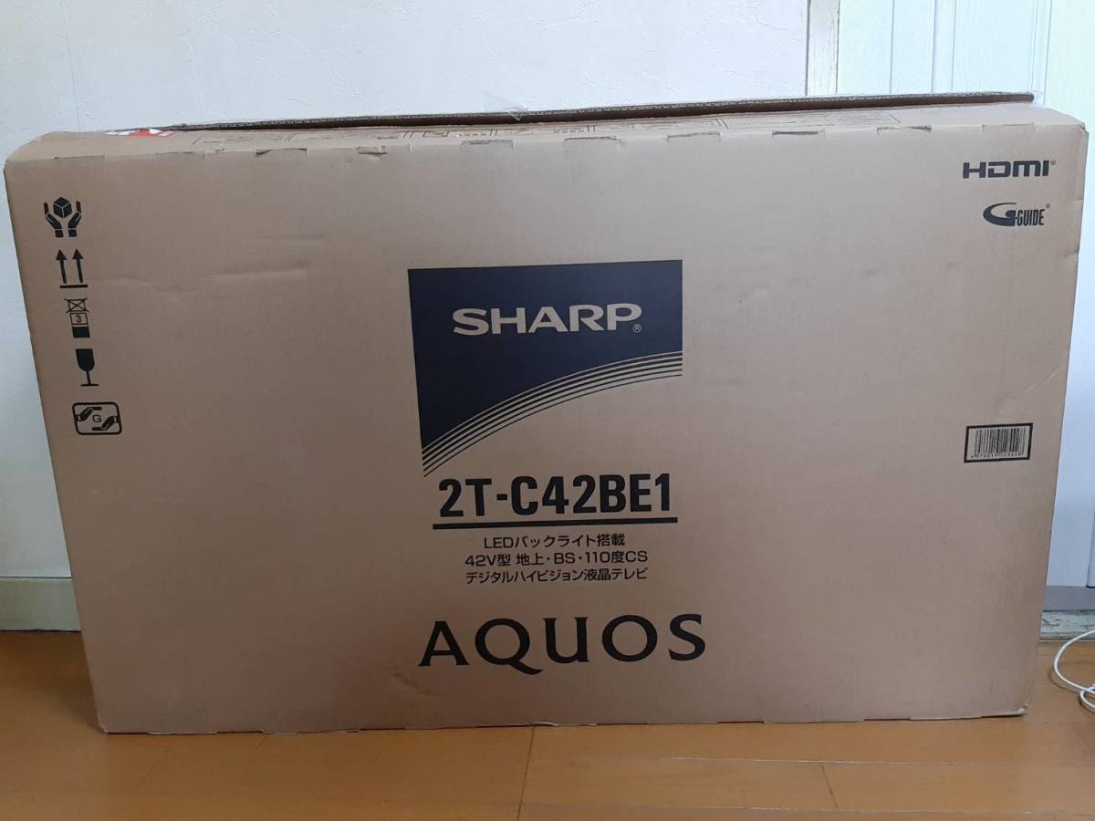 2T-C42BE1 SHARP AQUOS 値下げSHARP no.68 リモコン付き シャープ42