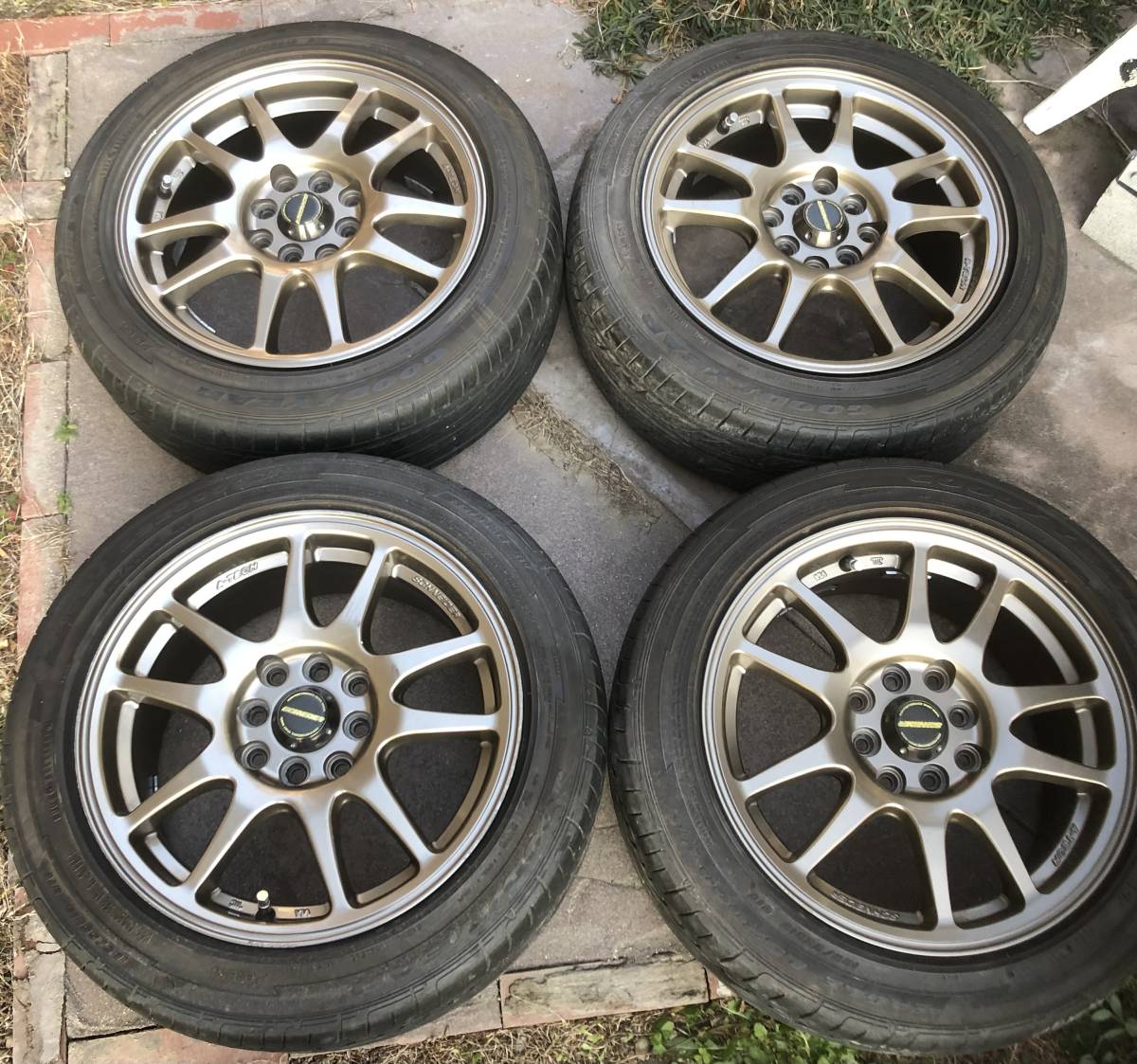 15インチ 6.5JJ+45 4H 4穴 PCD100&114.3 マルチホイール SCHNEIDER A 