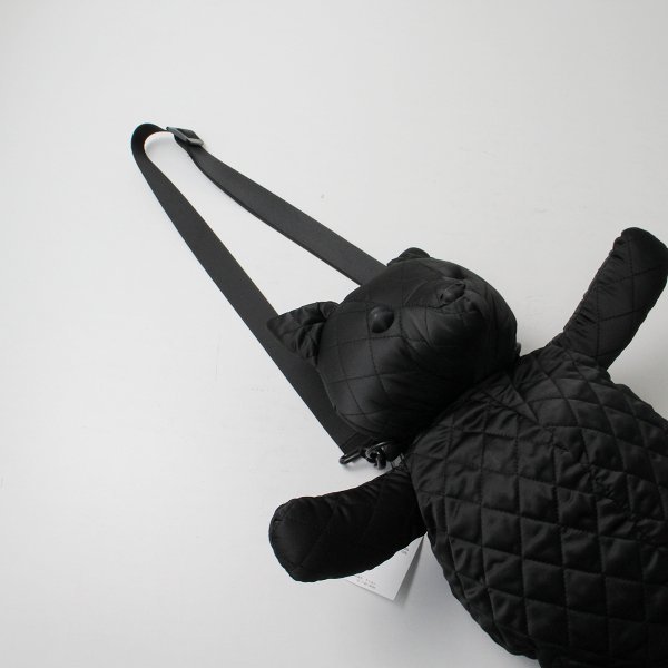 未使用 極美品 2021AW Lois CRAYON ロイスクレヨン ＆ellecy アンドエルシー キルティング ネコバッグ/ブラック【2400013193894】