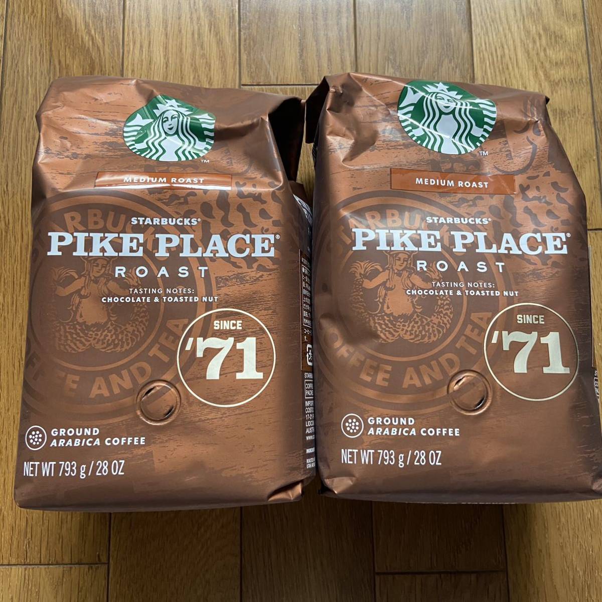 STARBUCKS パイクプレイスロースト 793g 4個セット コストコ