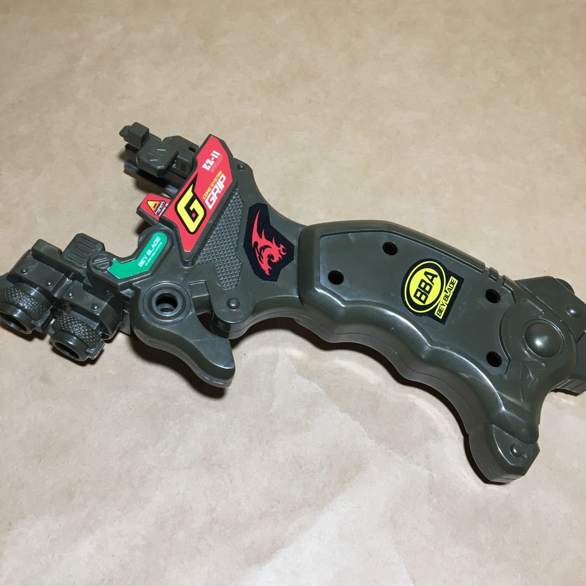 爆転シュートベイブレード カスタマイズグリップ ガンメタ 希少 レア