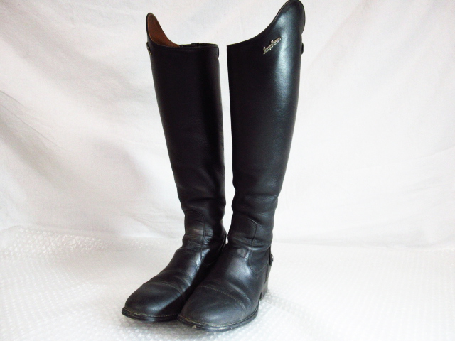セルジオグラッソ Sergio Grasso ロングブーツ 乗馬 36+1 アウトソール 約25㎝ 管理5N0131NIS